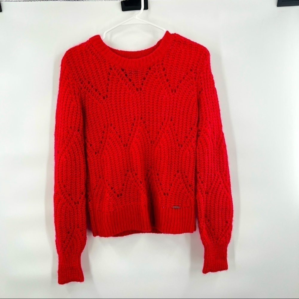 Abercrombie Fitch red sweater XS